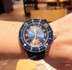 New Copy Blancpain Fifty Fathoms Tourbillon Watch SS Blue Dial - SWISS QUALITY